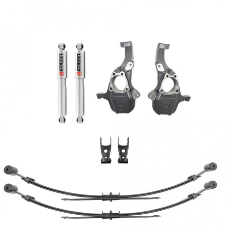 Belltech Lowering Kit - 2 in Front / 4 in Rear - GM Fullsize Truck 2019-23