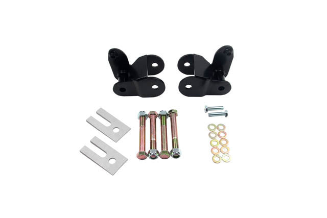 Belltech Bolt-On Front Leaf Spring Bracket - Black - Ford Fullsize Truck 2015-20