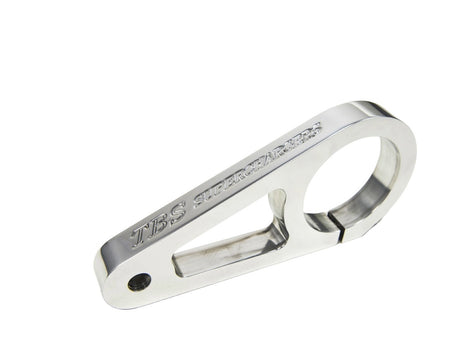 The Blower Shop Supercharger Belt Pulley Adjuster Idler Pulley Bracket - 3.437 in Diameter - Polished