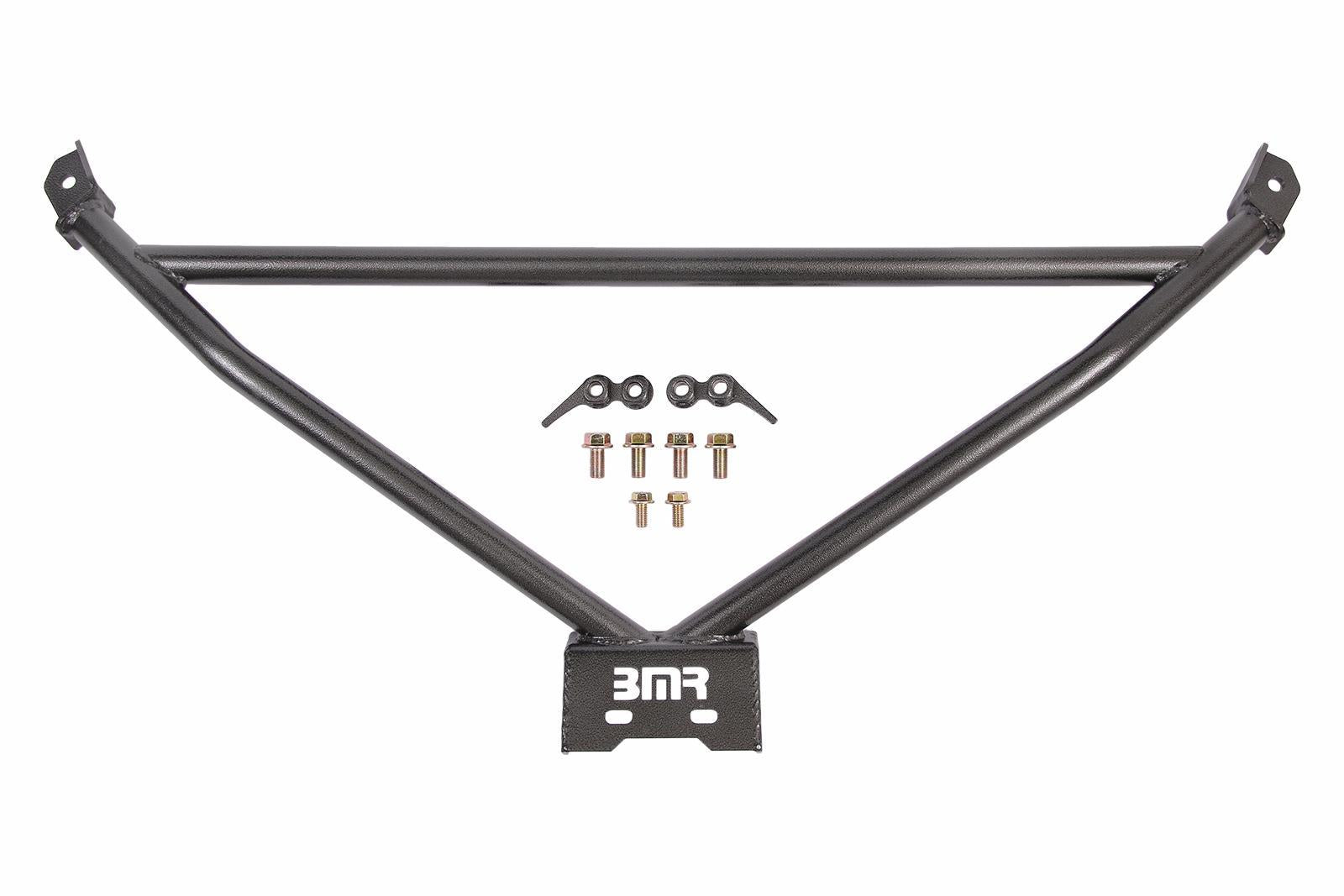BMR Suspension Front Subframe Tubular Chassis Brace - Black - GM G-Body 1978-87