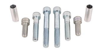 BMR Suspension Rear Differential Mounting Bolts - 9/16-13 in Thread - Zinc Oxide - Ford Mustang 2015-24