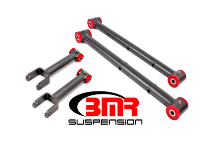 BMR Suspension Upper / Lower Trailing Arm Kit - Black - GM A-Body 1964-72