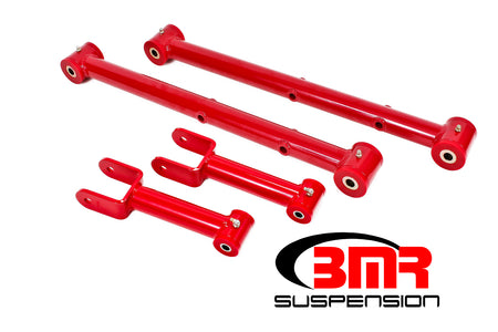 BMR Suspension Upper / Lower Trailing Arm Kit - Red - GM A-Body 1964-72