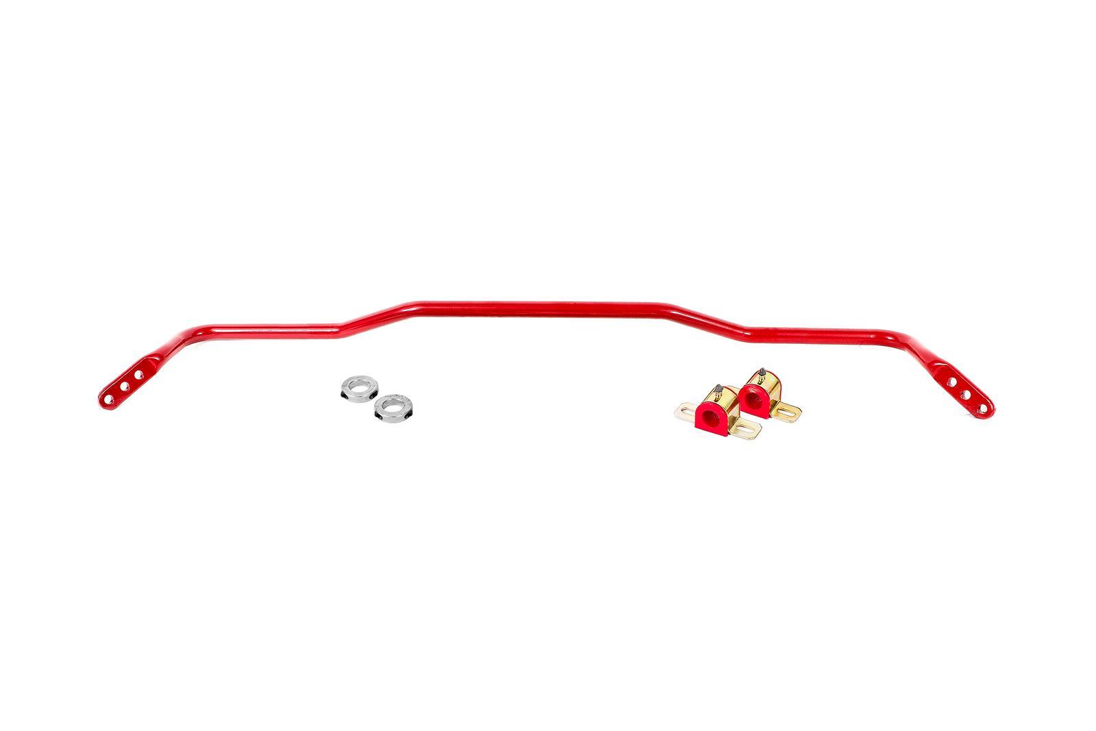 BMR Suspension Rear Sway Bar - 25 mm Diameter - Red - Ford Mustang 2015-24