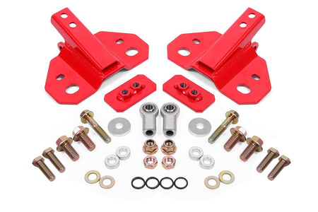 BMR Suspension Rear Steel Shock Bracket - Red - Ford Mustang 2015-24