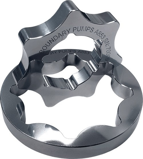 Boundary Oil Pump Gear Set - Chromoly - Polished - Mopar 4-Cylinder
