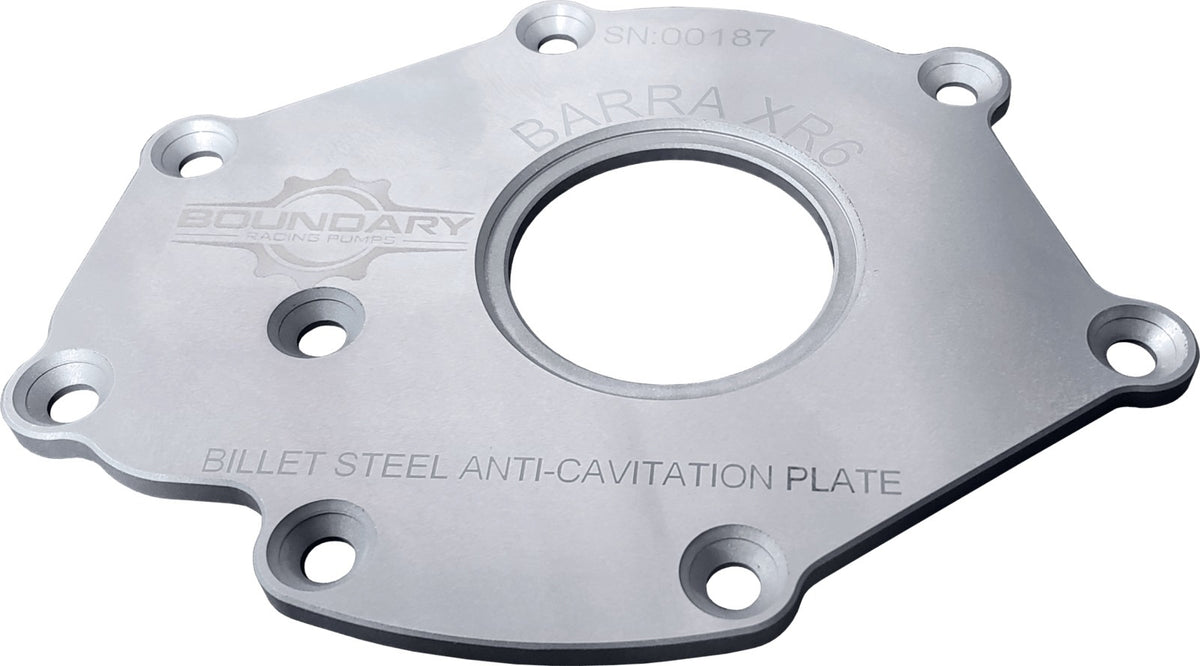 Boundary Oil Pump Back Plate - Polished - Ford Barra XR6 2012-16 - Each
