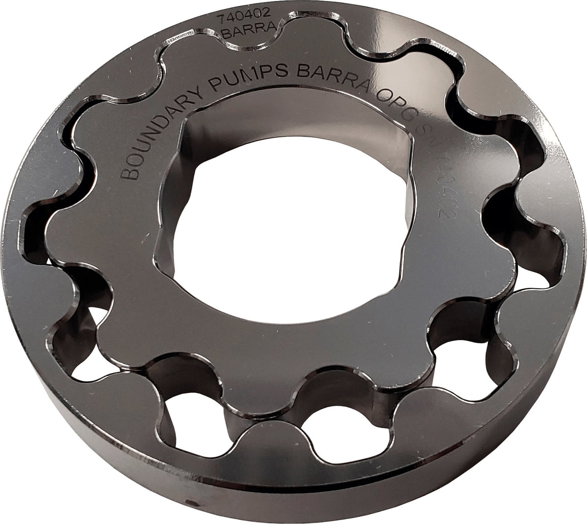 Boundary Oil Pump Gear Set - Chromoly - Polished - Ford Barra XR6 2012-16