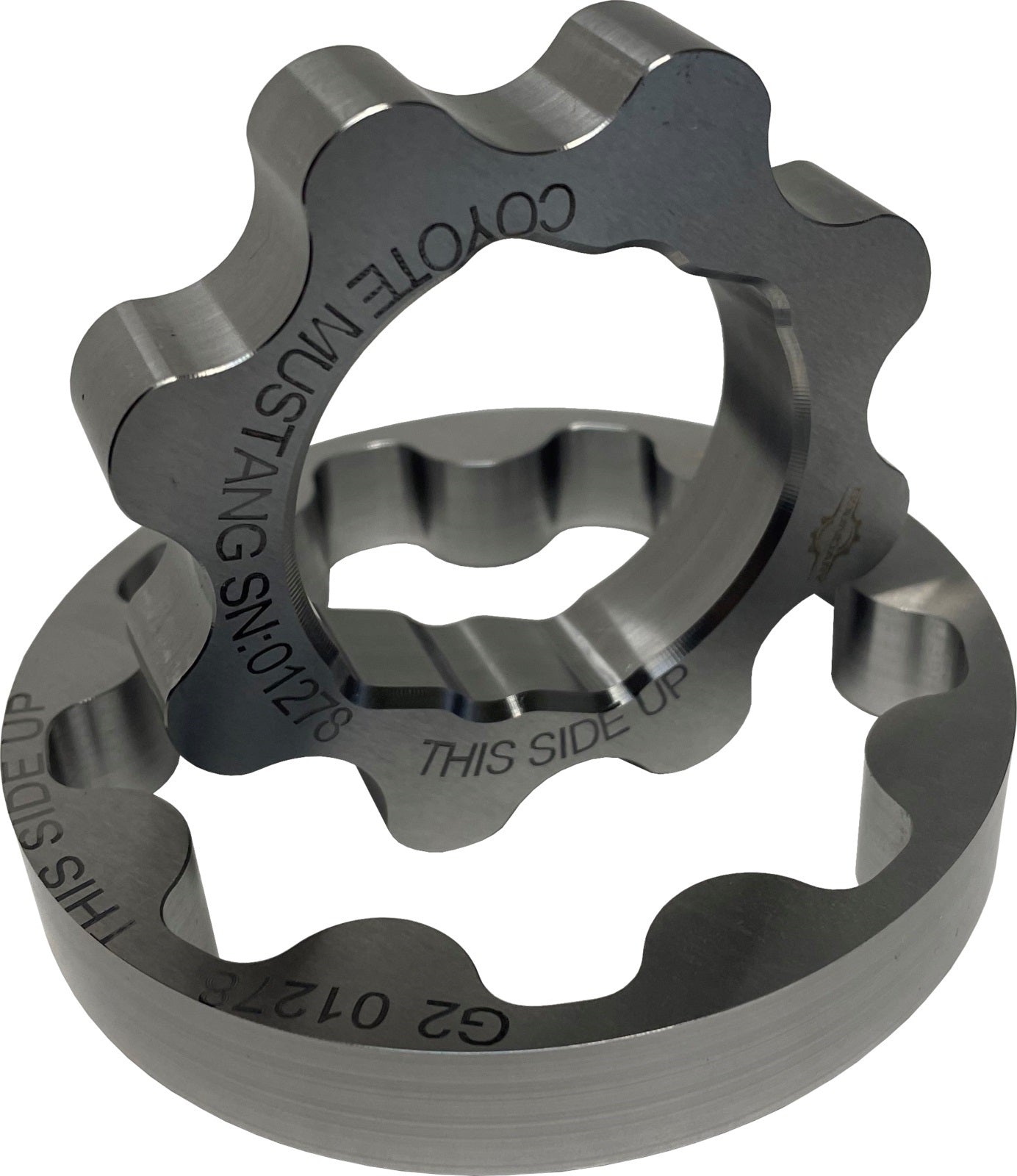 Boundary Oil Pump Gear Set - Chromoly - Polished - Ford Coyote CM-OPG-MUSTANG