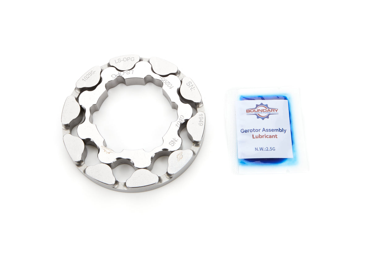 Boundary Oil Pump Gear Set - Chromoly - Polished - GM LS-Series LS-10295-OPG