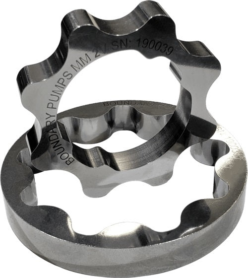 Boundary Oil Pump Gear Set - Chromoly - Polished - Ford Modular MM-OPG-2V