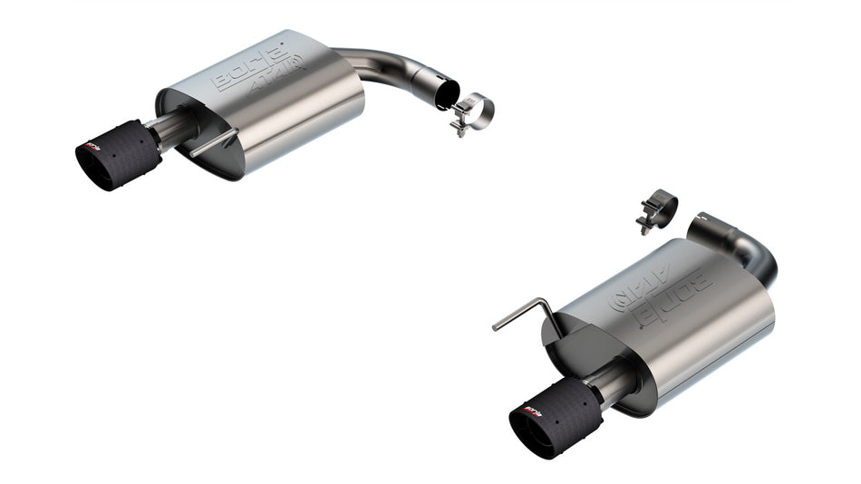 Borla ATAK Axle-Back Stainless Exhaust System - 2-1/2 in Diameter - Ford Coyote - Ford Mustang 2024 11984CFBA