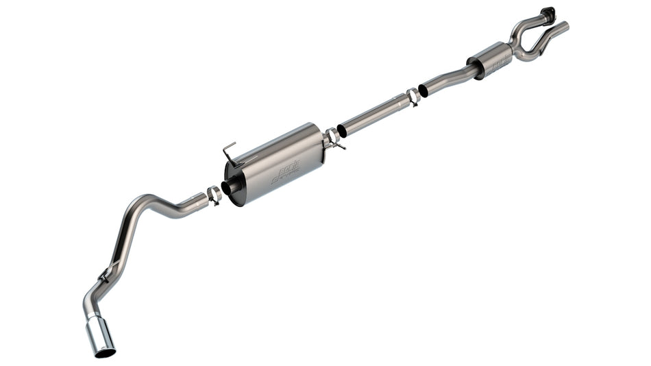 Borla S-Type Cat-Back Kit Stainless Exhaust System - 2-3/4 in Diameter - Ford Fullsize Truck 2020-22