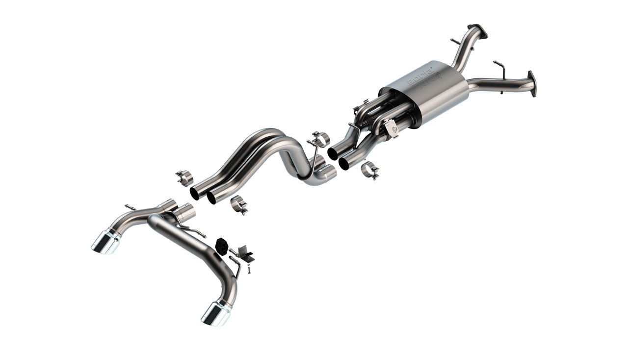 Borla ATAK Cat-Back Natural Exhaust System - 2-3/4 in Diameter - Ford Midsize SUV 2022-24