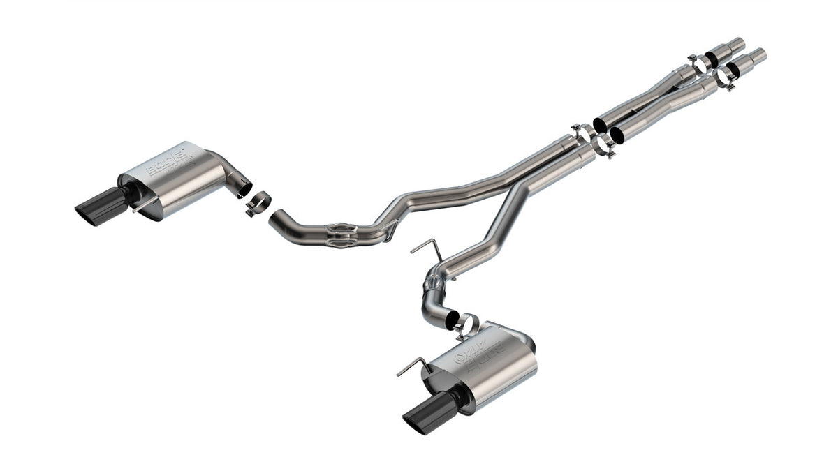 Borla ATAK Cat-Back Natural Exhaust System - 2-1/2 in Diameter - Ford Coyote - Ford Mustang 2024 140961BC