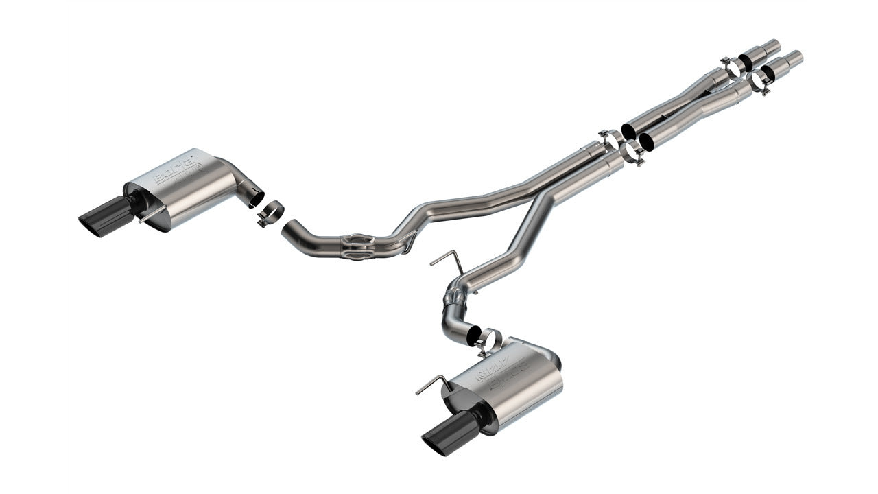 Borla ATAK Cat-Back Natural Exhaust System - 2-1/2 in Diameter - Ford Coyote - Ford Mustang 2024 140961BC