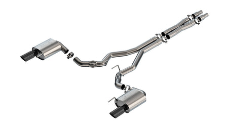 Borla ATAK Cat-Back Natural Exhaust System - 2-1/2 in Diameter - Ford Coyote - Ford Mustang 2024 140961BC