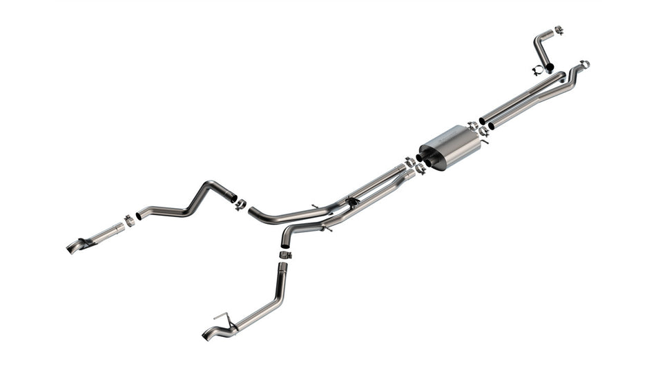 Borla S-Type Cat-Back Exhaust System - 2-3/4 in Diameter - GM Fullsize Truck 2024-25