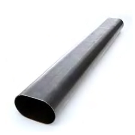 Boyce Trackburner Straight Oval Exhaust Pipe - 4-1/16 in Width x 2-7/16 in Height - 24 in Long