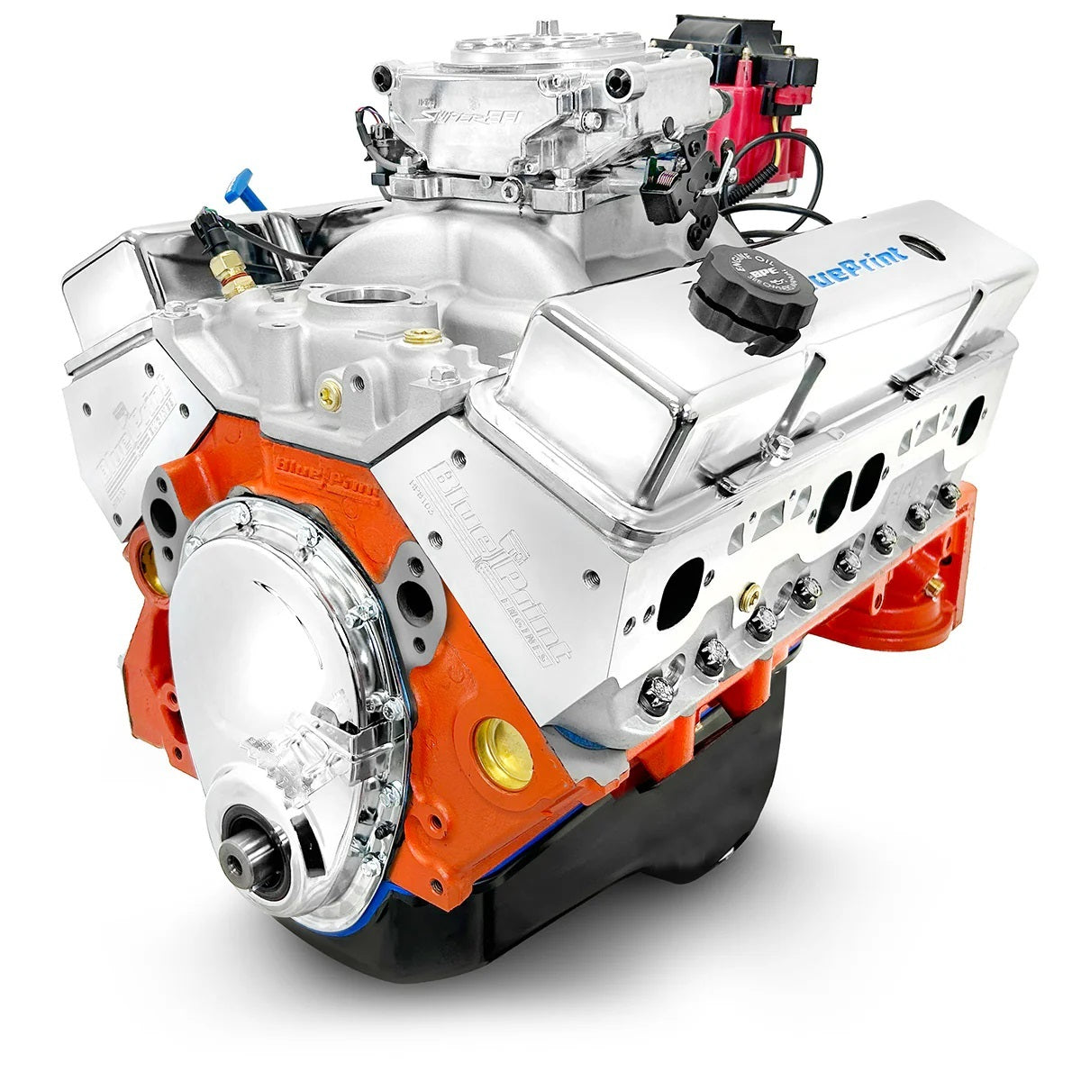 BluePrint Engines Base Dressed Engine 400 Cubic Inch SB Chevy Crate Engine -  500 HP