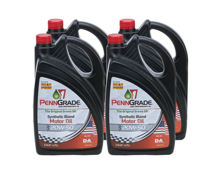 PennGrade 20W50 Semi-Synthetic Motor Oil - 5 Qt Jug (Case of 4)