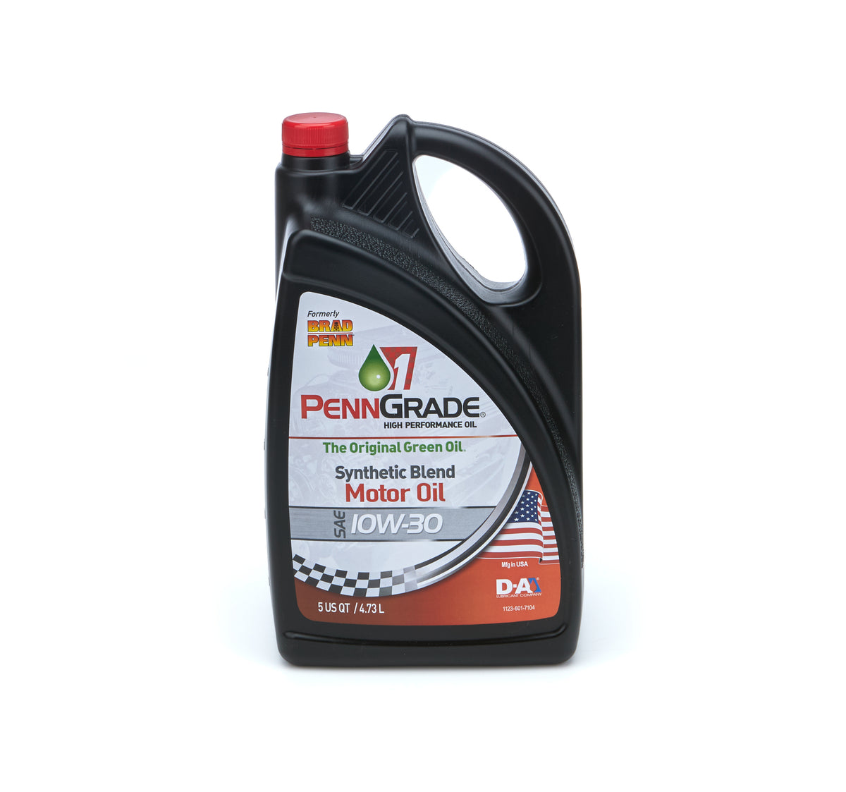 PennGrade High Zinc 10W30 Semi-Synthetic Motor Oil - 5 Qt Jug