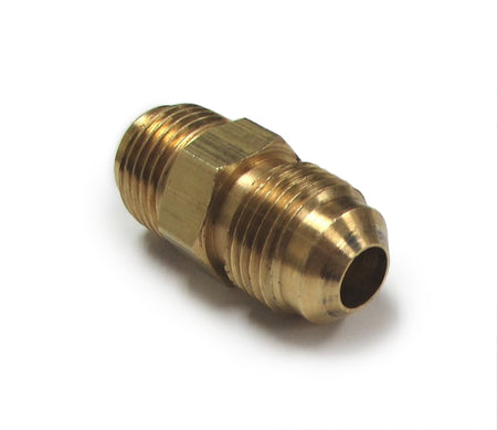 Borgeson Straight 5/8-18 in Male to 5/8-18 in Male Brass Fitting - Natural