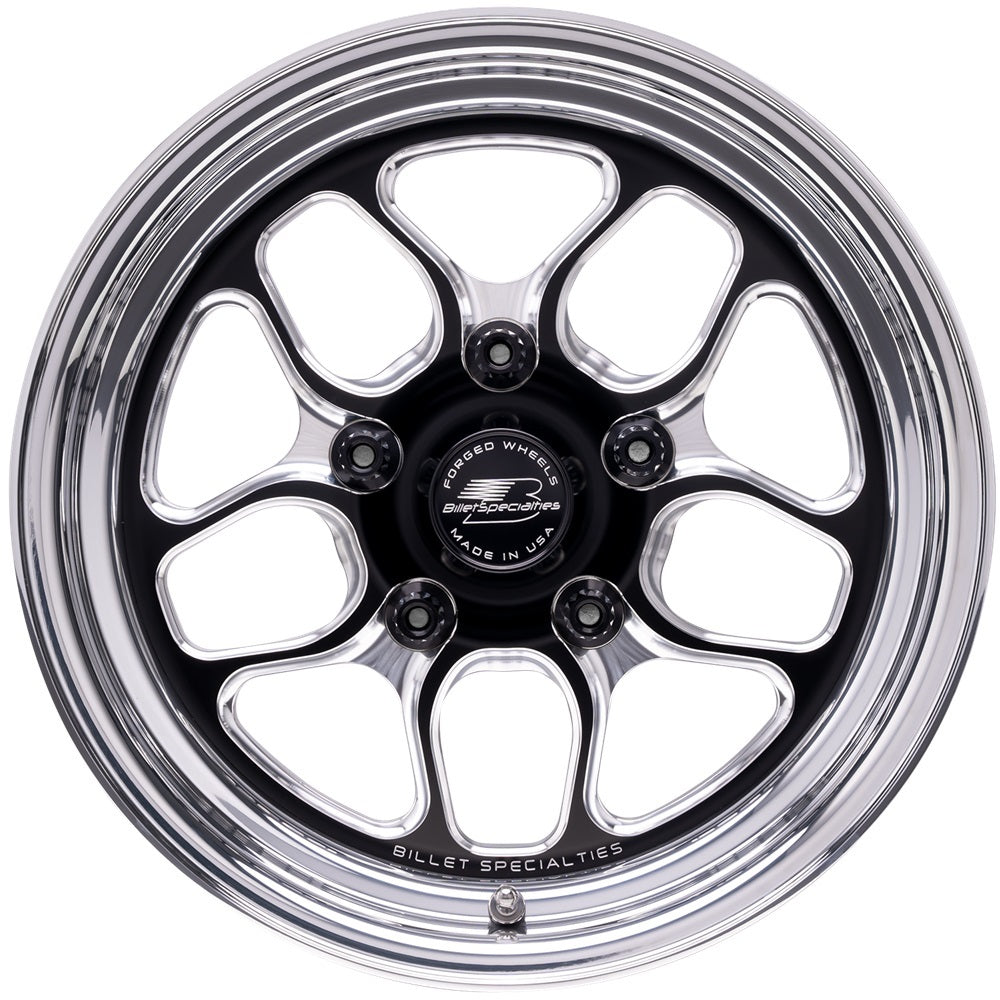 Billet Specialties Win Lite Wheel - 15 x 3.5" - 1.75" Backspace - 5 x 4.75" - Black/Machined