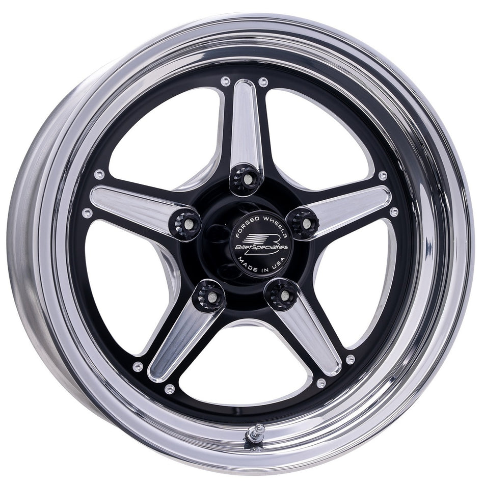 Billet Specialties Street Lite Wheel - 15 x 8" - 4.500" Backspace - 5 x 4.75" Bolt Pattern - Billet Aluminum - Polished