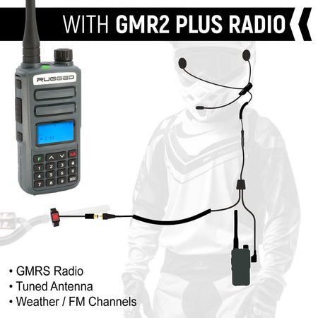 Rugged Radios CONNECT BT2 Bluetooth Moto Kit /w Radio - R1 BT2-KIT-R1