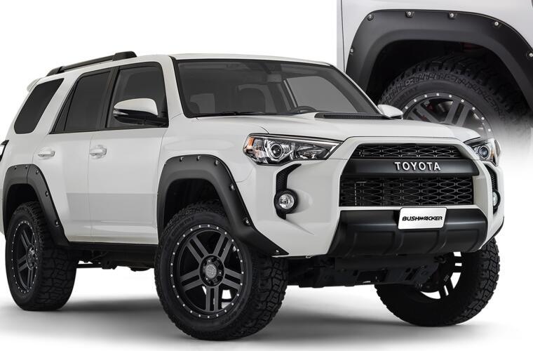 Bushwacker Pocket Style Fender Flare - Front / Rear - 2.5 in Wide - Black - Toyota Fullsize Truck 2022-23