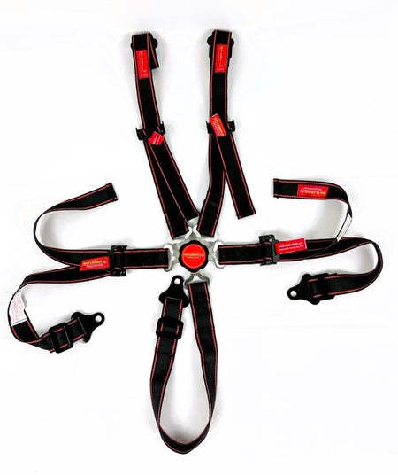 ButlerBuilt 5 Point Camlock - SFI 16.1 - Pull Up Adjust - Bolt-In - Black BUTBB1023601MS