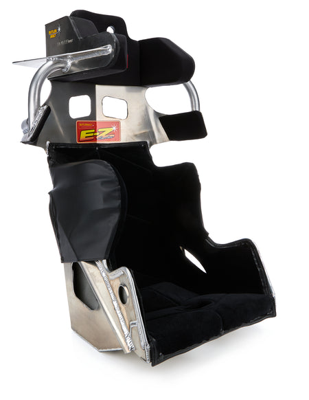 ButlerBuilt E-Z II Series Mod Aluminum Seat Kit - 17-1/2 in Wide - 15 Degree Layback - Black Velour Cover