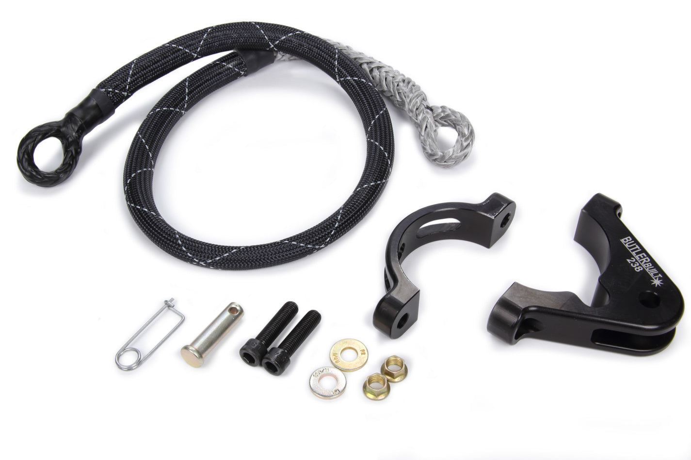 ButlerBuilt 2-3/8 in Axle Tether - Black