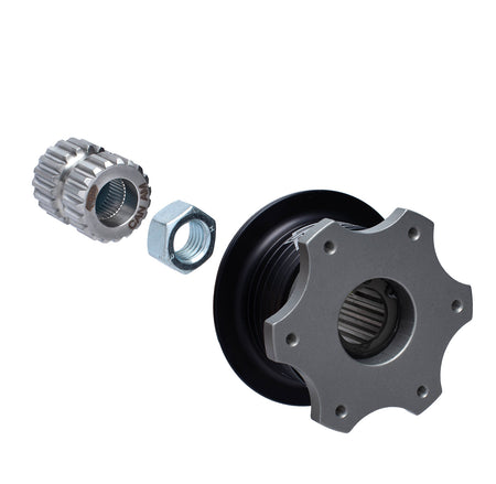 MPI Steering Wheel Quick Release - Black - Can-Am / E-Z-GO / Polaris
