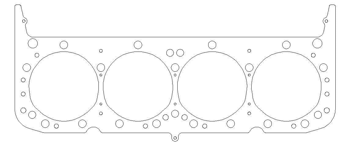 Cometic Cylinder Head Gasket - 4.165 in Bore - 0.036 in Compression Thickness - Small Block Chevy