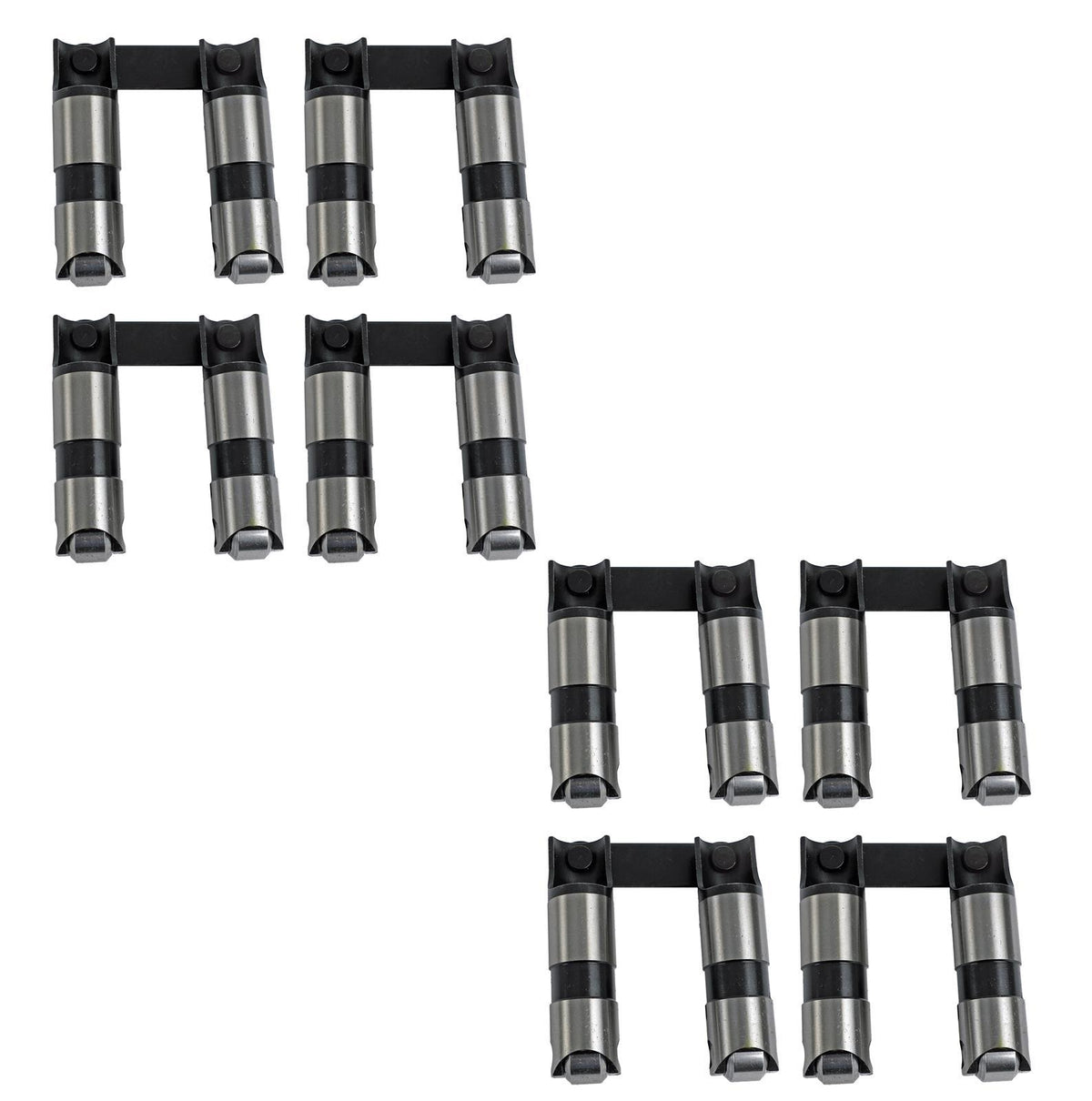 Cam Motion Johnson Hydraulic Roller Lifter - Short Travel - 0.842 in OD - GM LS-Series / GM LT-Series (Set of 16)
