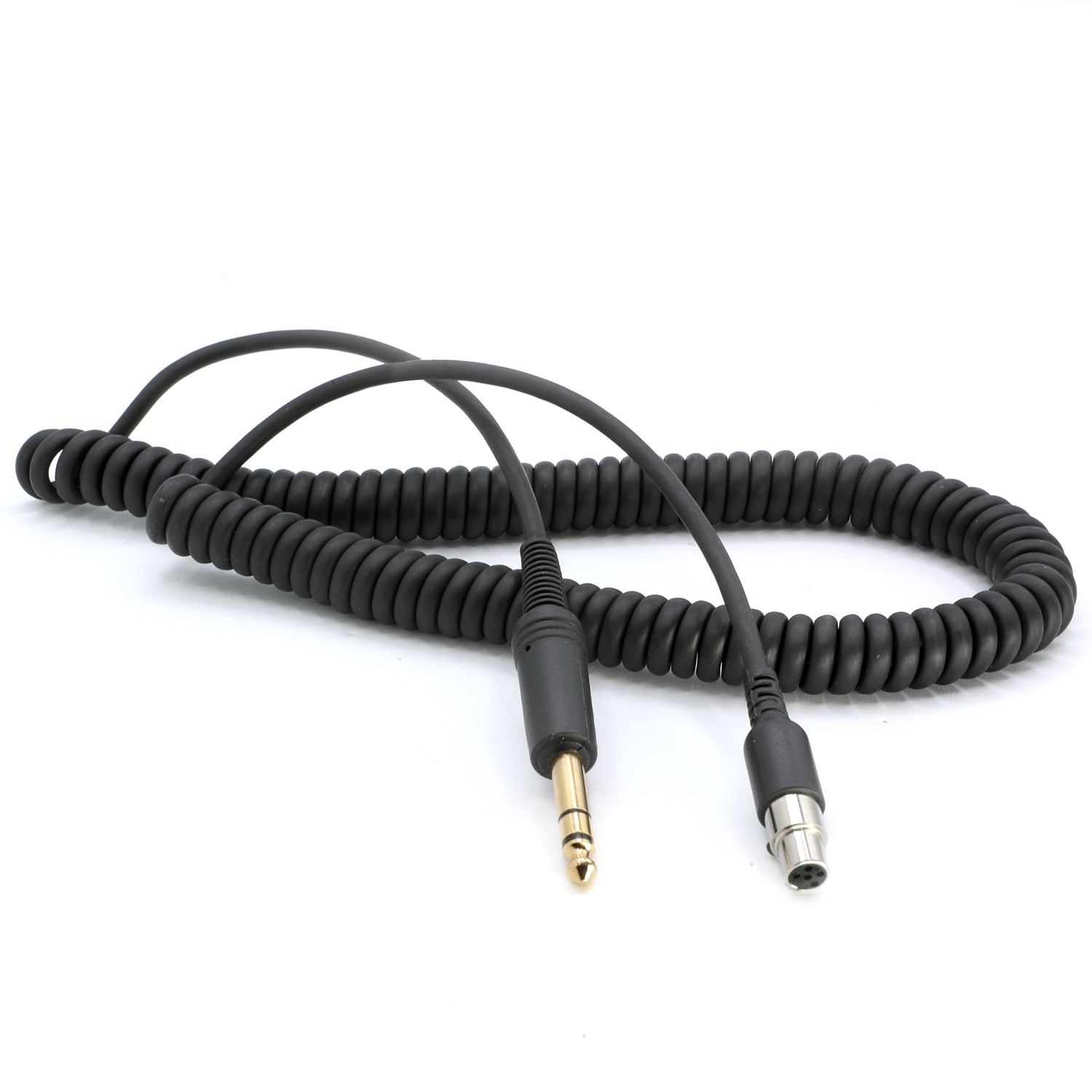 Rugged Radios Firetruck Intercom Headset Coil Cord for 1/4 Style Jacks & FHS Headset CC-1/4-FHS