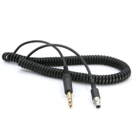 Rugged Radios Firetruck Intercom Headset Coil Cord for 1/4 Style Jacks & FHS Headset CC-1/4-FHS