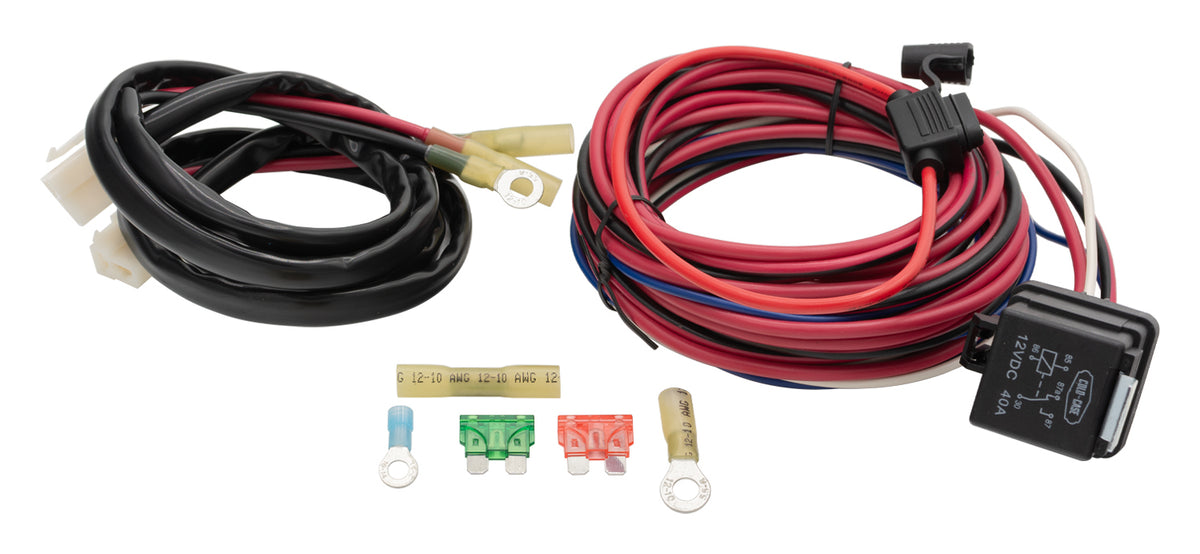 Cold-Case Electric Fan Wiring Kit - 40 amps - 12V