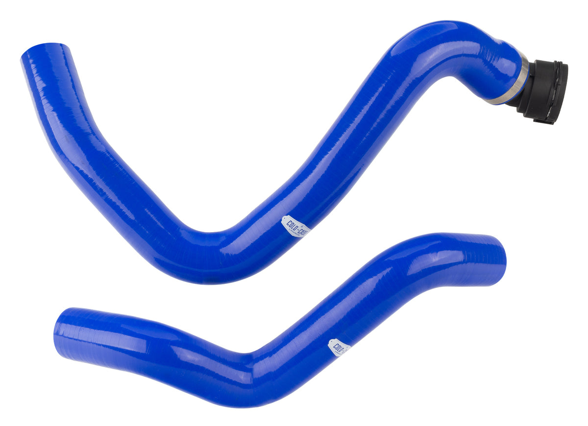 Cold-Case Radiator Hose Kit - Upper / Lower - Silicone - Blue - Ford Coyote - Ford Mustang 1979-93 / 2011-14