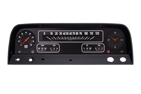Classic Instruments Direct-Fit Gauge Kit - Black Face - GM Fullsize Truck 1964-66