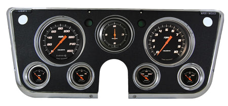 Classic Instruments Velocity Series Gauge Kit - Black Face - GM Fullsize Truck 1967-72