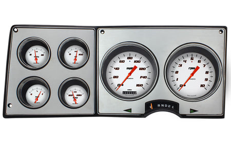 Classic Instruments Velocity Series Gauge Kit - White Face - GM Fullsize SUV / Truck 1973-87
