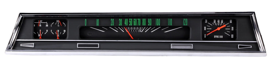 Classic Instruments Chevelle Package Gauge Kit - Black Face - GM A-Body 1966-67