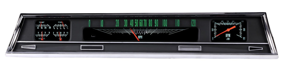 Classic Instruments G-Stock Gauge Kit - Black Face - GM A-Body 1966-67