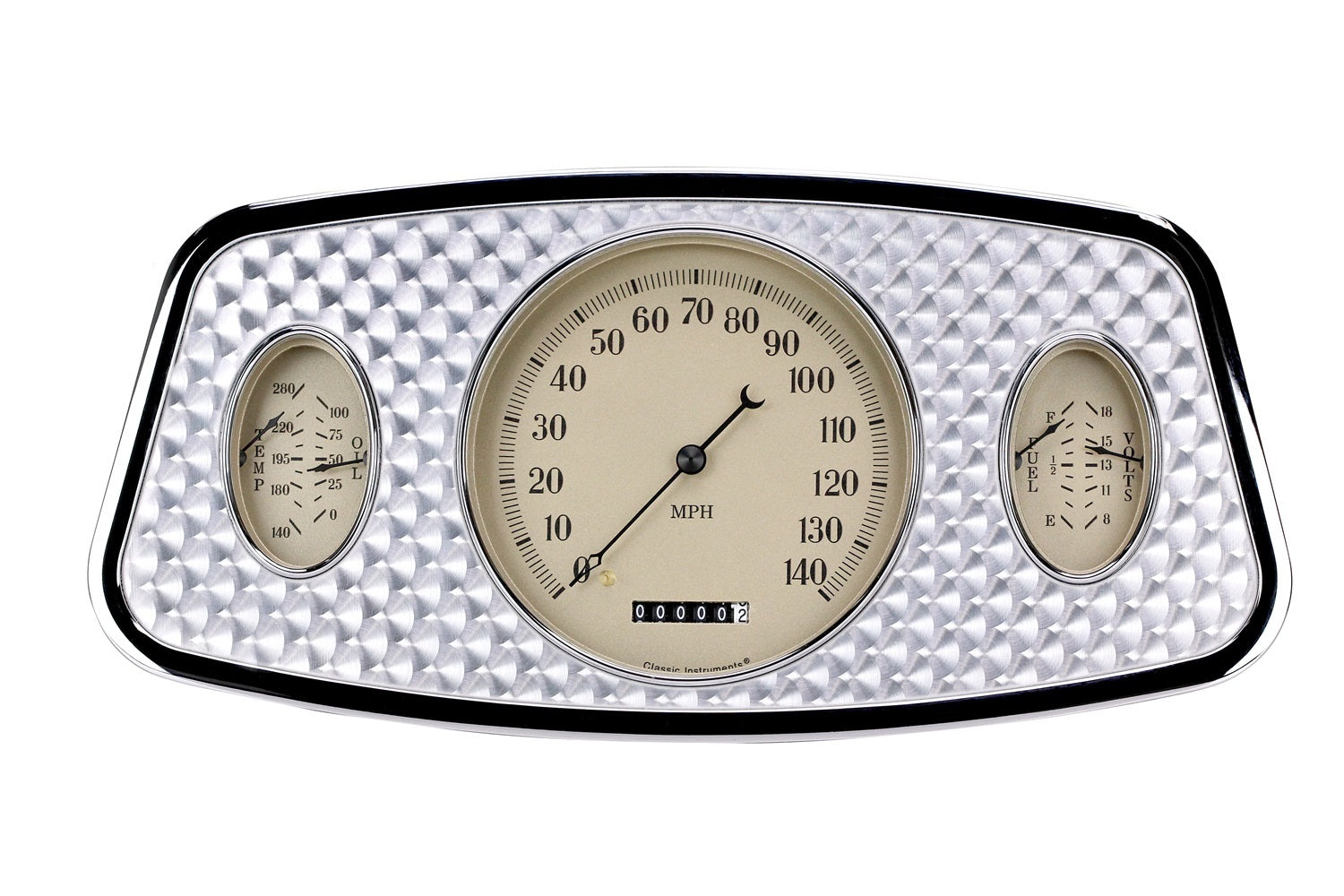 Classic Instruments Direct-Fit Gauge Kit - Beige Face - Ford Fullsize Car 1933-34