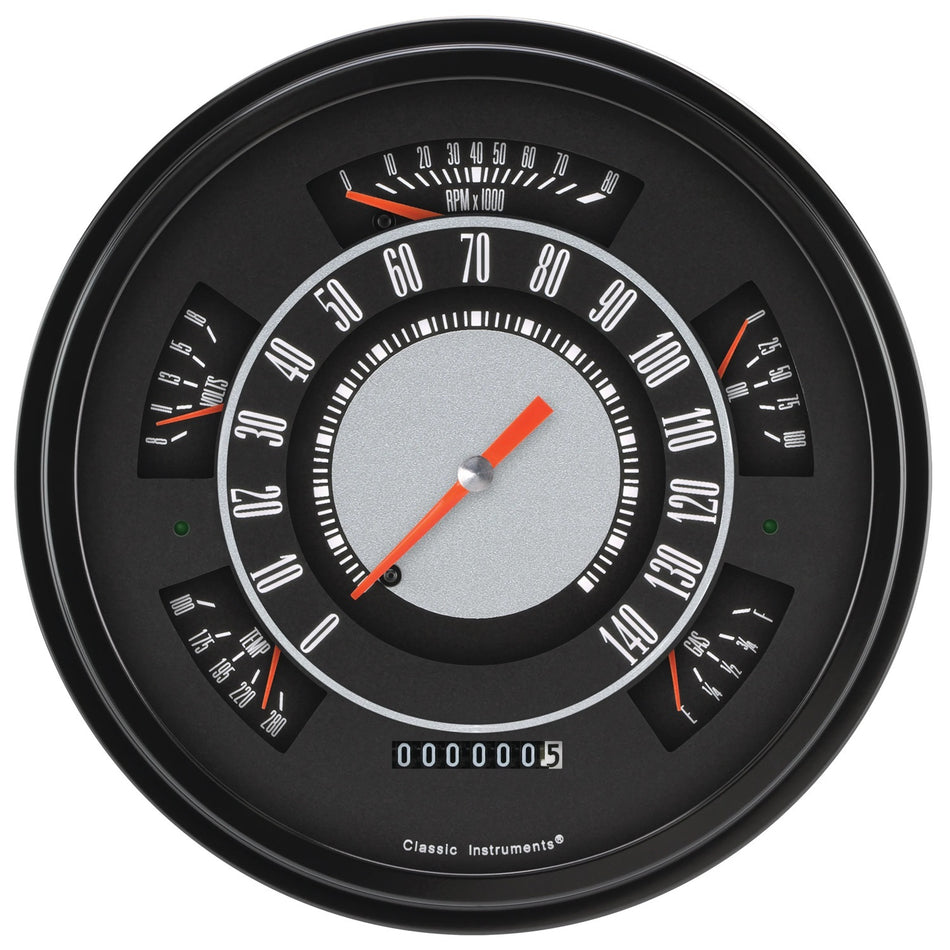 Classic Instruments Direct-Fit Gauge Kit - White Face - Ford Fullsize Truck 1961-66