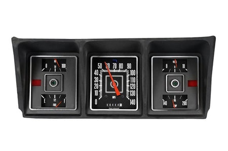 Classic Instruments Direct-Fit Gauge Kit - Black Face - Ford Fullsize Truck 1973-79