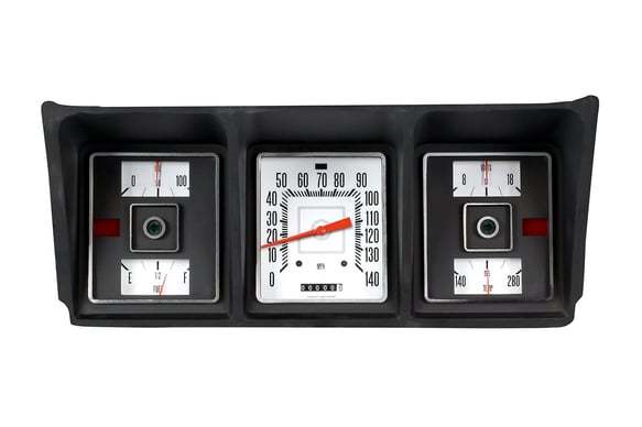 Classic Instruments Direct-Fit Gauge Kit - White Face - Ford Fullsize Truck 1973-79
